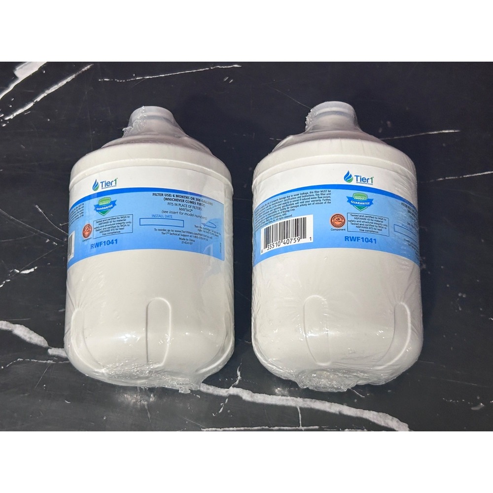 Lot Of 2 Sealed Tier1 replacement water filter for Maytag, JennAir - RWF1041